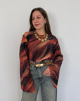 Tensione In - Maglia manica trapezio lycra sfumata
