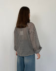 Tensione In - Camicia millerighe nera