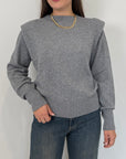 Haveone - Maglioncino con spalline grigio