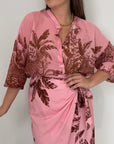 Tensione - Camicia jungle rosa