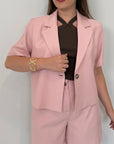 Haveone - Giacca Iris rosa