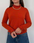 Haveone - Maglioncino frufru arancio