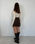 Haveone - Gonna con maniche camicia moro