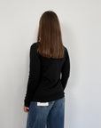 Haveone - Maglia girocollo manica lunga nera