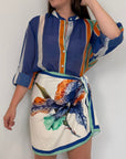 Haveone - Gonna pareo orchidea blu
