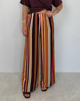 Haveone - Pantalone millerighe multicolor