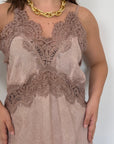 Haveone - Canotta lingerie rosa antico