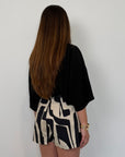 Haveone - Short etnico nero