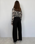 Tensione In - Pantalone barrel nero