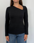 SusyMix - Maglia con cutout nero