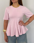 Haveone - T-shirt godet rosa
