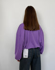Haveone - Felpa con stampa viola