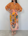 Haveone - Gonna pareo lunga wild rosa