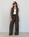 Haveone - Pantalone etnico moro