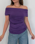 SusyMix - Maglia shiffer viola
