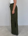 Tensione In - Pantalone cargo paracute verde