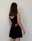 Haveone - Short Ivy farfalla nero con pizzo