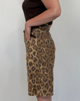 Haveone - Bermuda in cotone animalier