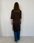 Haveone - Maglia con frange moro