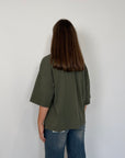 SusyMix - T-shirt over con tigre verde