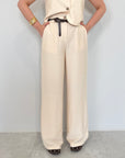 Haveone - Pantalone easy burro