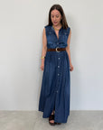 SusyMix - Abito chemisier in chambray