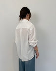 Haveone - Camicia leggera in cotone bianca