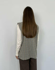Haveone - Gilet doppiopetto fantasia check
