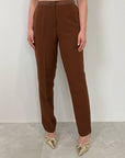 Two way - Pantalone a sigaretta tabacco
