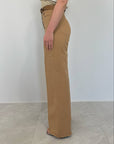 Tensione In - Pantalone a palazzo avana