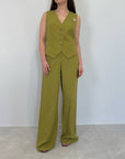 SusyMix - Completo gilet e pantalone a palazzo