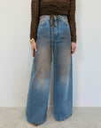SusyMix - Jeans palazzo invecchiato