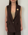 SusyMix - Completo con gilet moro