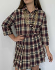 Haveone - Gonna flanella check bordeaux