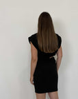 Haveone - Abito tubino cutout nero