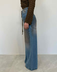 SusyMix - Jeans palazzo invecchiato
