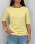 SusyMix - Maglia al gomito gialla