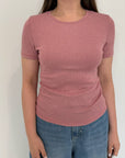 Dixie - Maglia in lurex rosa