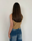 Two way - Gilet in suede