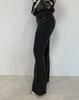 Tensione In - Jeans flare nero