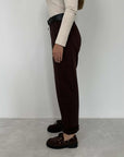 SusyMix - Pantalone ovetto punto milano moro