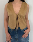 Two way - Gilet in suede