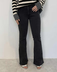 Tensione In - Jeans flare nero