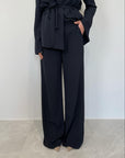 Dixie - Pantalone fluido blu