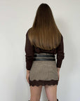 Haveone - Gonna pied de poule con pizzo
