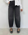 Please - Jeans ballon nero