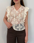 Please - Canotta in pizzo