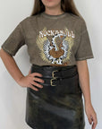 Haveone - T-shirt stampa serpente moro