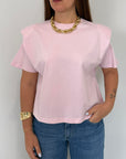 Dixie - Maglia con spalline rosa