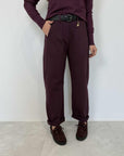 SusyMix - Pantalone ovetto punto milano vino